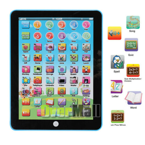 Educational Toys Baby Tablet For 1-6 Year Old Boy Girl Learning & Playing Gift